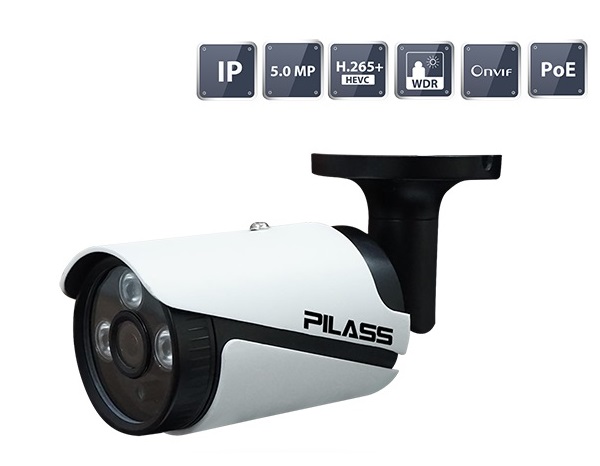 Camera IP hồng ngoại 5.0 Megapixel PILASS ECAM-P605IP 5.0