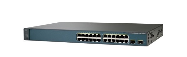 24-Port  Ethernet 10/100 Switch Cisco Catalyst WS-C3750V2-24TS-E