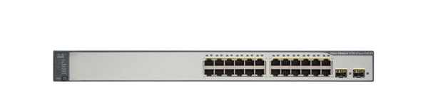 24-Port Ethernet 10/100 Switch Cisco Catalyst WS-C3750V2-24PS-S