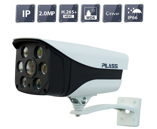 Camera IP hồng ngoại 2.0 Megapixel PILASS ECAM-A802IP 2.0