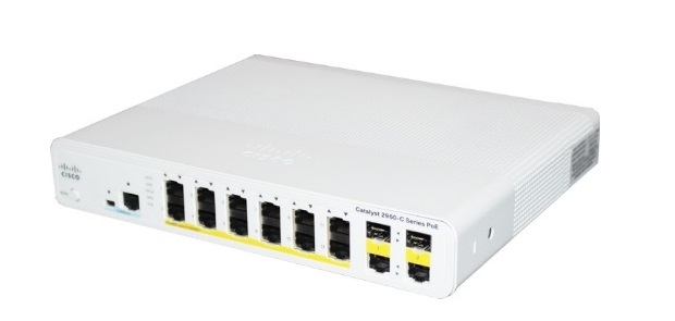 12-Port Fast Ethernet Switch Cisco Catalyst WS-C2960C-12PC-L 