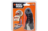 Máy công cụ BLACK & DECKER | Tay vặn vít thông minh chứa 12 mũi vít Black & Decker A7140-XJ