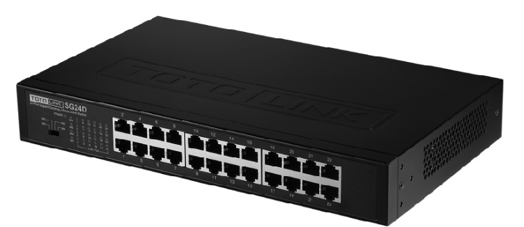 24 ports 10/100/1000Mbps Switch TOTOLINK SG24D - SIEU THI VIEN THONG