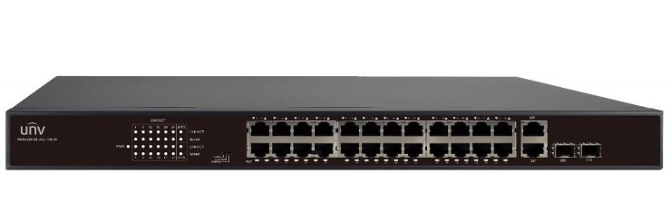 24-Port 10/100Mbps Ethernet PoE Switch UNV NSW2010-24T2GC-POE-IN