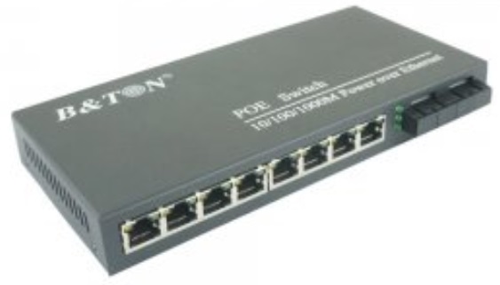 8-port 10/100/1000Mbps PoE Switch BTON BT-6208GE-SFP