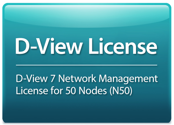 D-View 7 Network Management System (NMS) License for 50 Nodes D-Link DV-700-N50-LIC