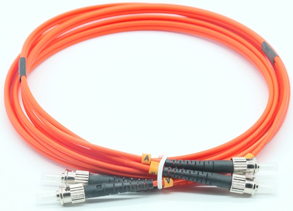 ST/UPC-ST/UPC OM1 Multimode Duplex Fibre Patch Cable VIVANCO VCFCSTDUM1LS5