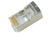 Cáp-phụ kiện Dintek | Đầu nối bọc kim loại chống nhiễu RJ-45 Dintek CAT.5e FTP Modular plug (1501-88054)