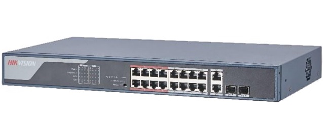 16-port 10/100Mbps PoE Switch HIKVISION DS-3E0318P-E(B)