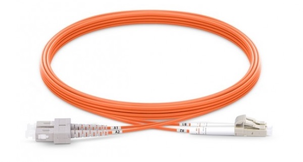 Fiber patch cord LC/SC Multi-mode OM2 50/125µm DINTEK (3 mét) (2104-15001)