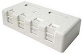 Cáp-phụ kiện LS | 4-Port Surface Mount Box LS-SMB-4PORT