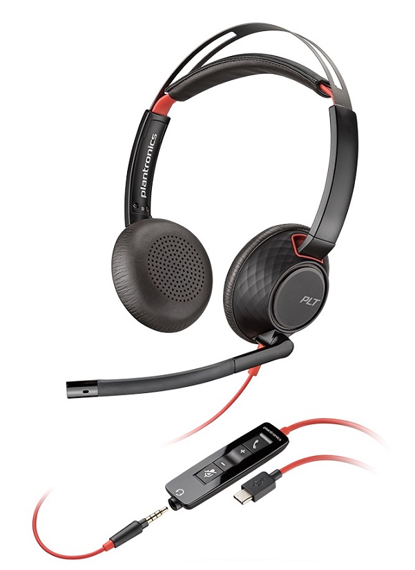 Tai nghe Headset Plantronics C5220 USB-C, (BULK), WW (207586-03)