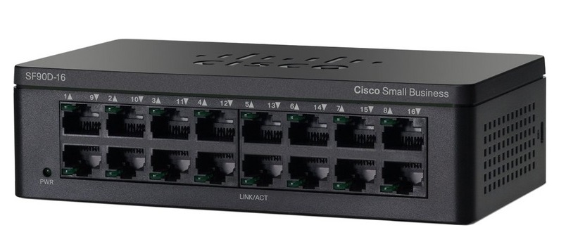 16-Port 10/100 Ethernet Switch Cisco SF90D-16
