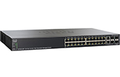 SWITCH CISCO | 24-port 10/100 PoE Stackable Managed Switch Cisco SF500-24P-K9-G5