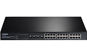 Thiết bị mạng EDIMAX | 24-Port Gigabit PoE+ with 4 SFP Slots Web Smart Switch EDIMAX ES-5824PG