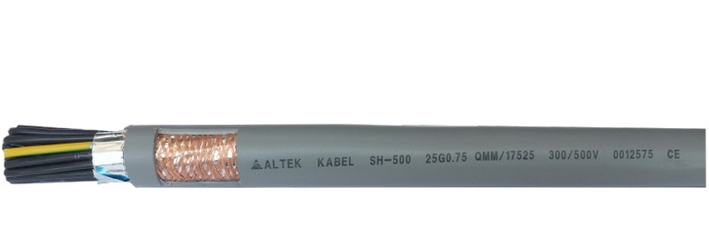 Cáp điều khiển có lưới 25 lõi SH-500 ALTEK KABEL SH-17525