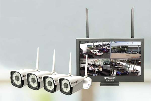 Bộ Kit monitor và camera IP Wifi VANTECH AI-K4020