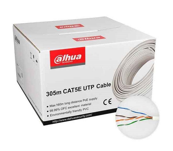 Cáp mạng CAT5E UTP DAHUA PFM920I-5EUN-C-V2 Cáp mạng CAT5E UTP DAHUA PFM920I-5EUN-C-V2