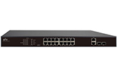 Switch PoE UNV | 16-Port 10/100Mbps Ethernet PoE Switch UNV NSW2010-16T2GC-POE-IN