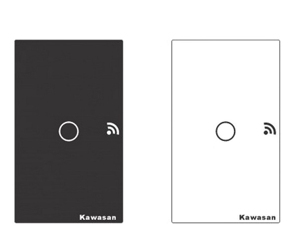 Công tắc cảm ứng hẹn giờ 1 nút KAWA CT1-WIFI(B/W)