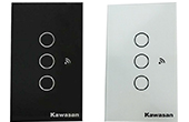 Công tắc hẹn giờ KAWA | Công tắc cảm ứng hẹn giờ 3 nút KAWA CT3-WIFI(B/W)