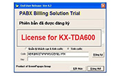 Phần mềm tính cước | Phần mềm tính cước PANASONIC KX-TDA600/TDE600