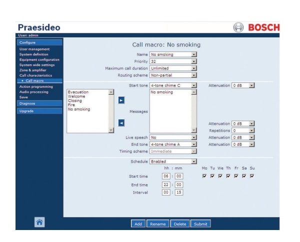 Phần mềm Praesideo BOSCH PRS-SW