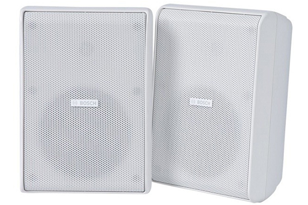 Cabinet speaker 5 inch 70/100V IP65 white pair BOSCH LB20-PC60EW-5L