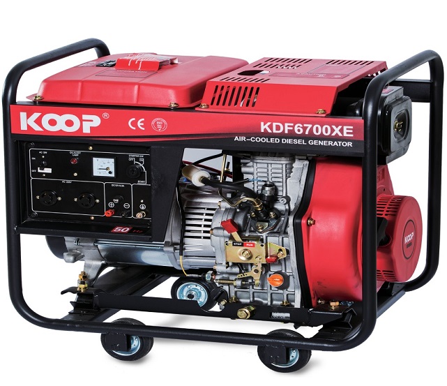 Máy phát điện chạy dầu Diesel 5.0kVA KOOP KDF6700X