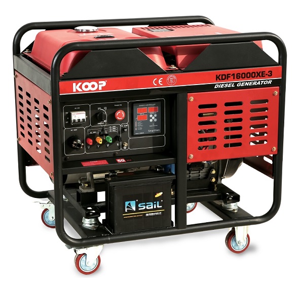 Máy phát điện chạy dầu Diesel 15kVA KOOP KDF16000XE (-3)
