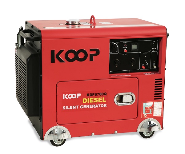 Máy phát điện chạy dầu Diesel 5.0kVA KOOP KDF6700Q