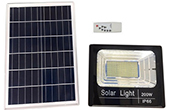 Đèn LED năng lượng mặt trời SOLAR 200W (Kích thước đèn: 340x280x90 mm)