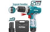 Máy khoan TOTAL | Máy khoan búa dùng pin 12V TOTAL TIDLI1232