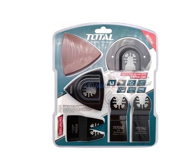 Bộ lưỡi cho máy cắt góc đa năng 15 chi tiết TOTAL TAKTMT1502