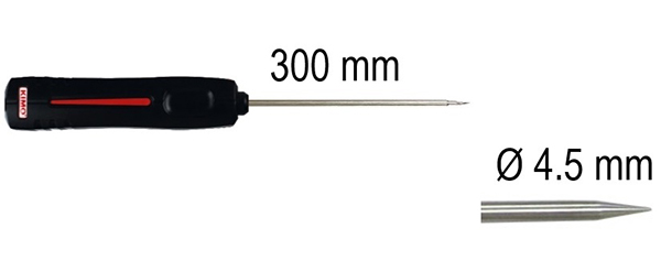 Đầu đo nhiệt độ kiểu K, đầu đo nhọn, class 1 KIMO SPK-300