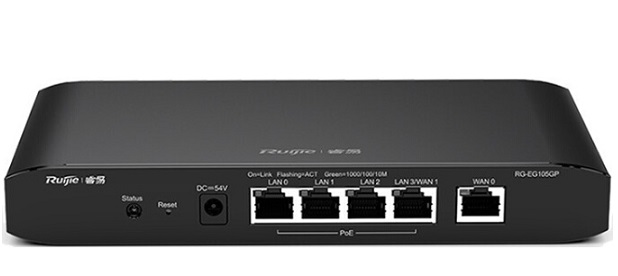 5-port Gigabit Cloud Managed Router RUIJIE RG-EG105G-P