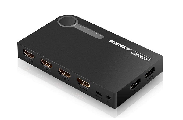Bộ chuyển mạch HDMI 5 ra 1 UGREEN 40205 Bộ chuyển mạch HDMI 5 ra 1 UGREEN 40205