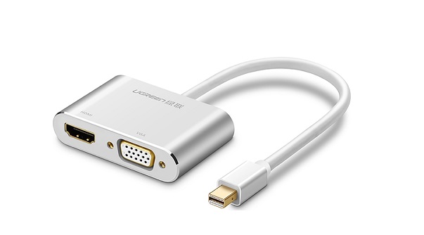 Bộ chuyển Mini DP sang HDMI/VGA UGREEN 20421 Bộ chuyển Mini DP sang HDMI/VGA UGREEN 20421