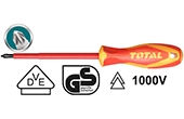 Tua vít TOTAL | Tua vít bake cách điện TOTAL THTISPZ180