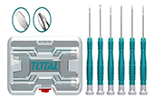 Tua vÃ­t TOTAL | Bộ 6 tua vít đồng hồ TOTAL THT250PS0601