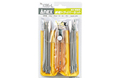 Công cụ đồ nghề ANEX | Bộ bút thử điện 6 mũi điện áp thấp ANEX No.1095-L