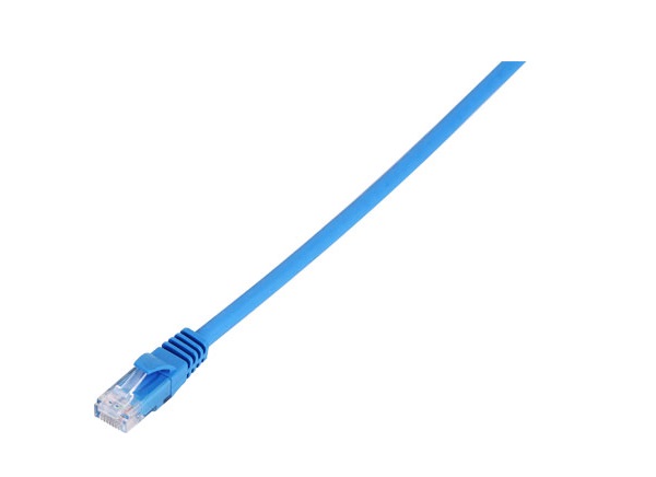 Patch cord VIVANCO CAT6A U/UTP VPCCUUARCMB1 (PVC, Blue, 1m)