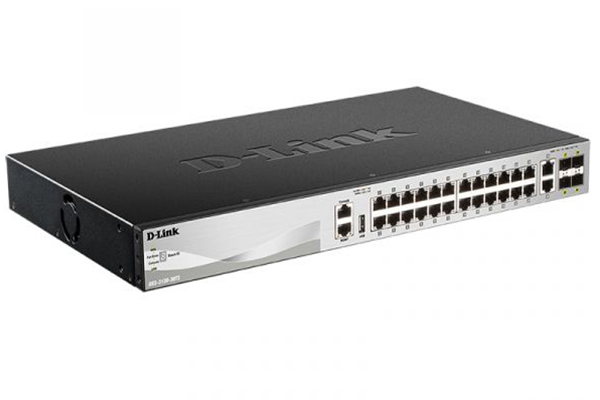 24-port 10/100/1000BASE-T Lite Layer 3 Stackable Managed Switches D-LINK DGS-3130-30TS 
