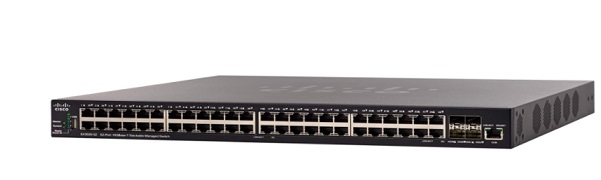 52-Port 10GBase-T Stackable Managed Switch CISCO SX350X-52-K9-EU