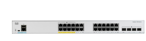 24-port 10/100/1000 Ethernet + 4-port 1G SFP Uplink Switch Cisco C1000-24T-4G-L