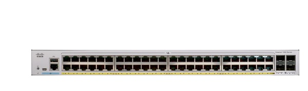 48-port 10/100/1000 Ethernet + 4-port 1G SFP Uplink Switch Cisco C1000-48T-4G-L
