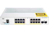 Thiết bị mạng Cisco | 16-port 10/100/1000 Ethernet + 2-port 1G SFP Uplinks Switch Cisco C1000-16P-2G-L