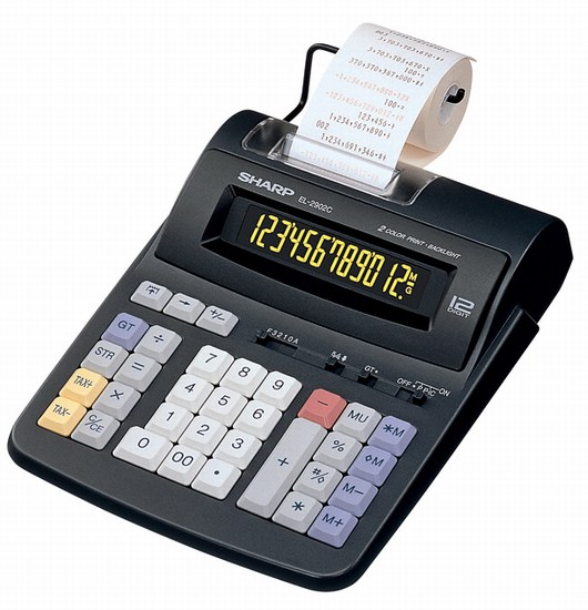 Máy tính tiền in Bill SHARP EL-2902C