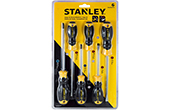 Máy công cụ STANLEY | Bộ tua vít từ dẹp và bake 6 cây STANLEY STMT66672