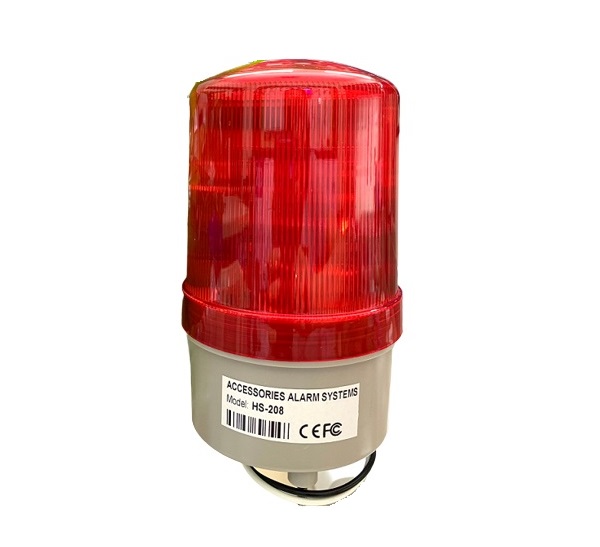 Còi + Đèn chớp báo động có dây GSK HS-208